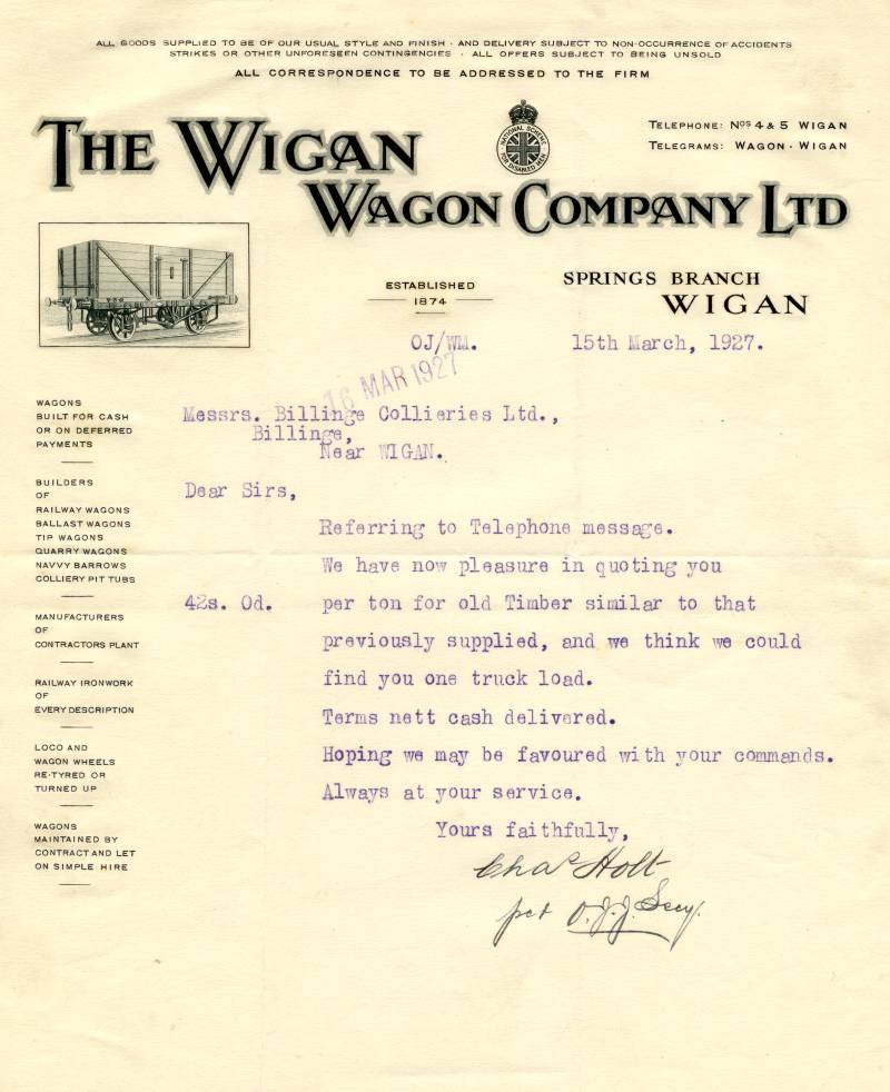 The Wigan Wagon Company Ltd