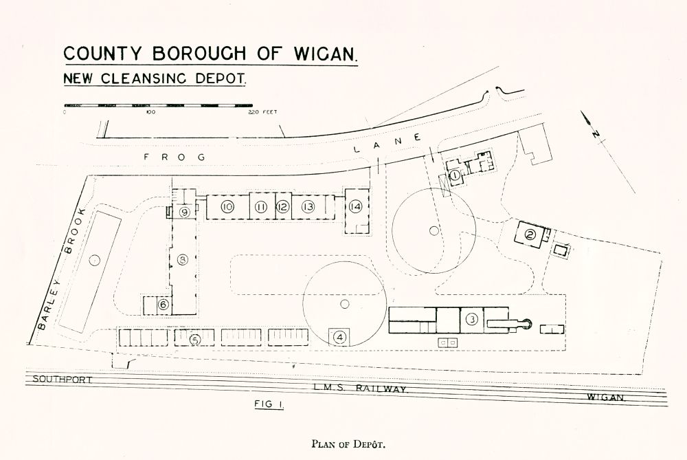 Plan of depot