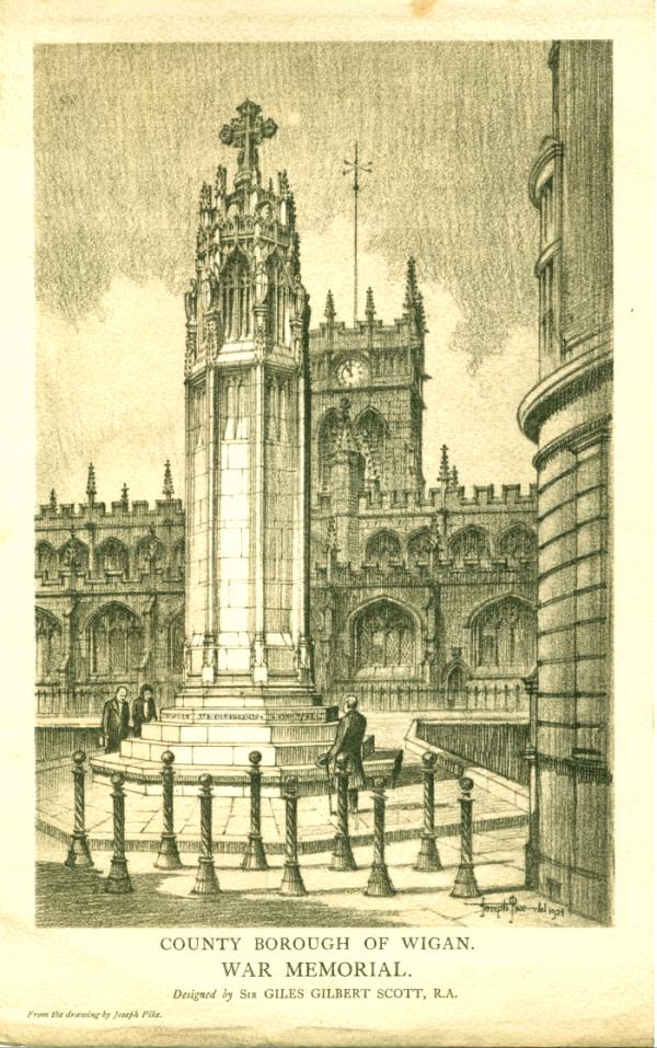 Pencil sketch / Print of the War Memorial