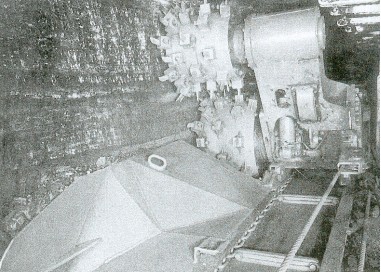 Double drum shearer in the Ravine mine