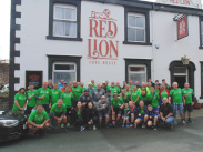 Group shot at The Red Lion