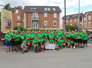 Group shot at The Barton Arms, Worsley