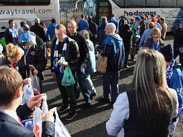 Latics fans before setting off to Wembley