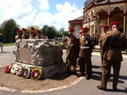 Boer War Memorial Service in Mesnes Park, Wigan