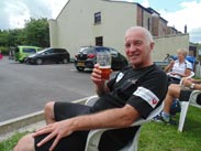 Dave enjoying a pint