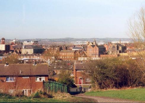 View over Wigan from Longshoot