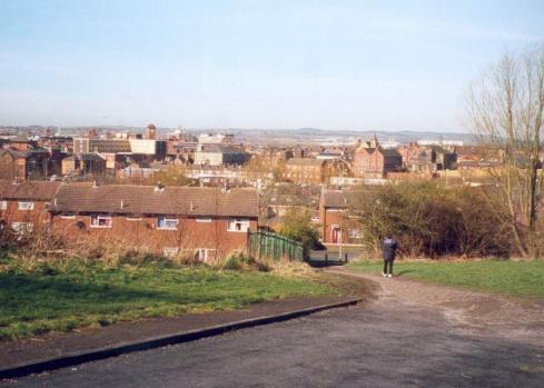 View over Wigan from Longshoot