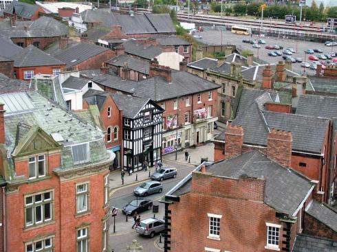 Rooftops of Wallgate and King Street