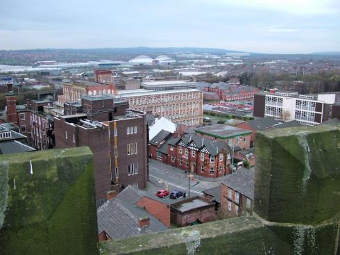 View over Coops towards the JJB Stadium