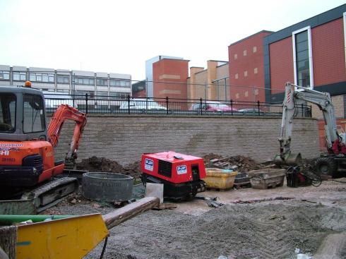 Behind the Civic Centre on Millgate