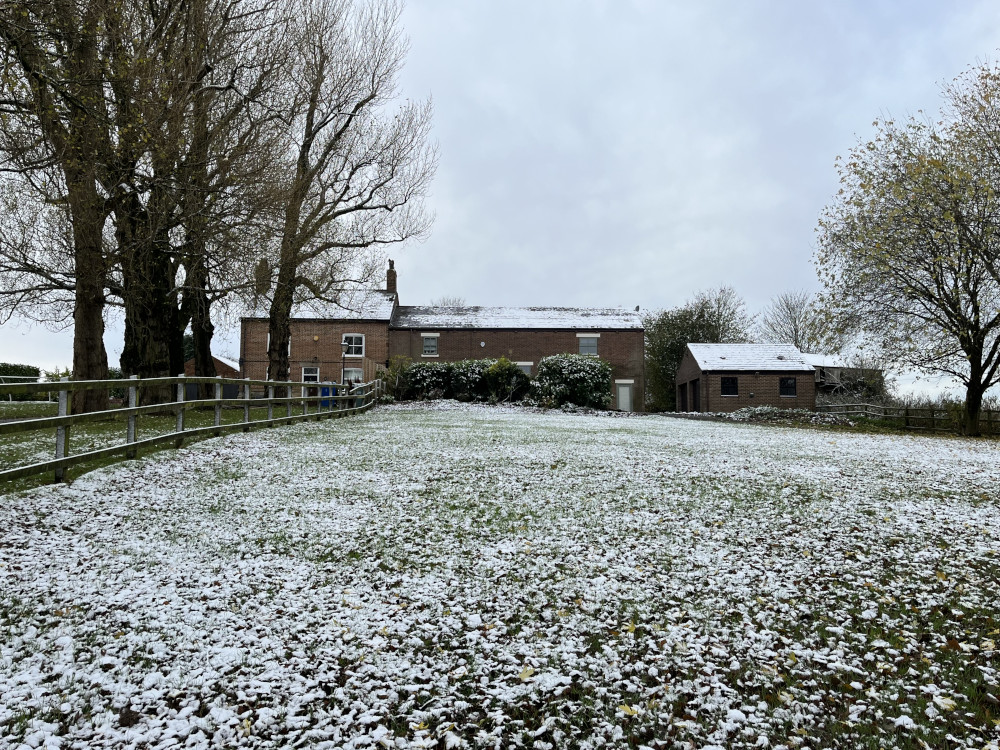 Chadwick Farmhouse in the Snow