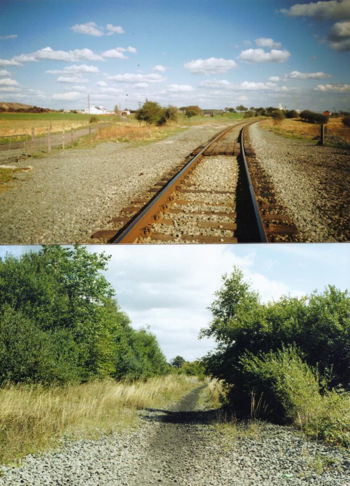 Bickershaw Junction,Then & Now